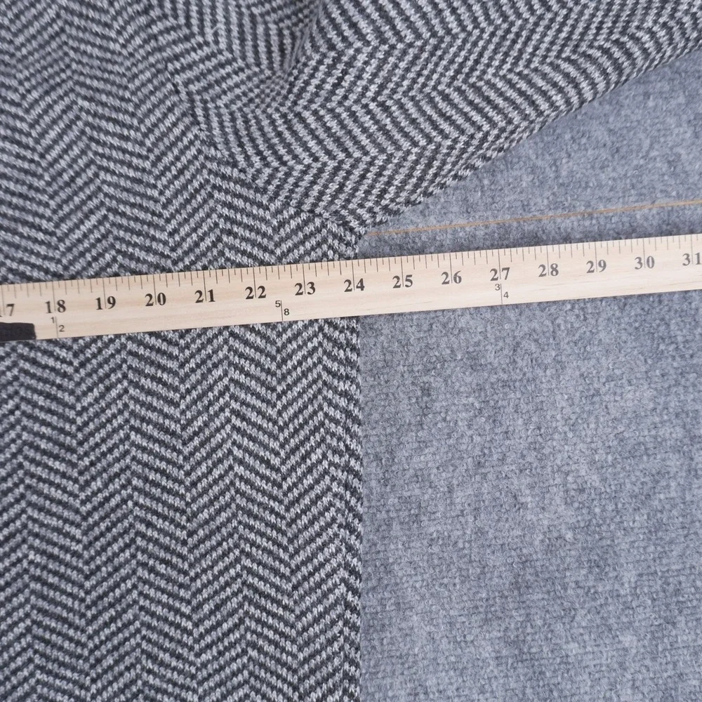 Brave Soul Quarter Zip‎ Pullover Mens 2XL Grey Herringbone Bonded Sweater NEW